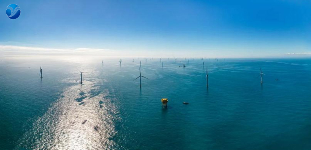 Marine generator powering offshore wind project